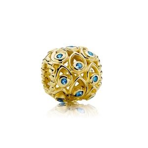 Authentic “Ocean Treasure “ Pandora 14k Gold Charm